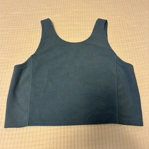 lululemon athletica Blue Crop Top